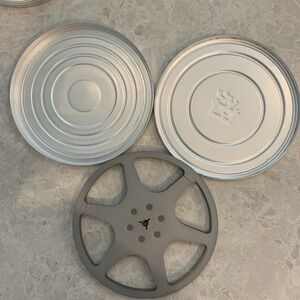 Vintage Kodak 8mm Metal 7" Reel With Metal Carry Case